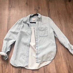 Universal Thread Light Blue Denim Shirt Jacket | Size Small